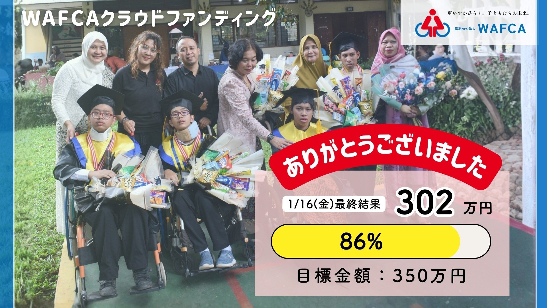 お礼｜2025年教育支援基金クラウドファンディング